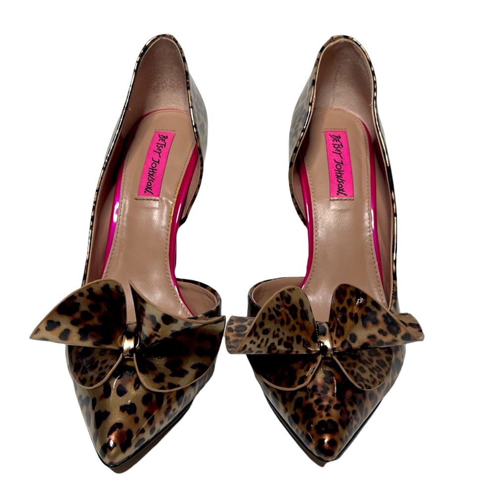 Betsey Johnson Animal Print Heels